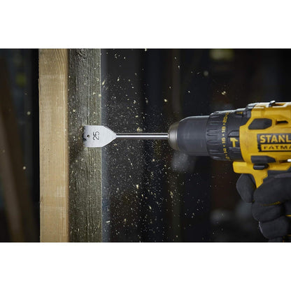 Set 8 Brocas Planas Madera FatMax 12-32mm - Stanley - Herram.cl