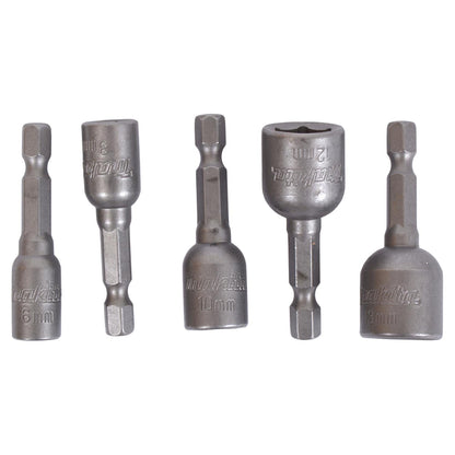 Set 5 Dados Magnéticos Makita B-39154 1/4" 6-13mm Impacto - Herram.cl