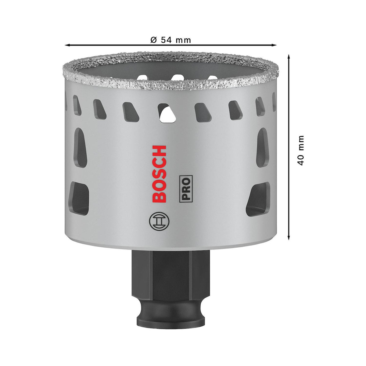 Copa Diamantada PRO Tile Power Change 54mm (2-1/8'') - Bosch - Herram.cl