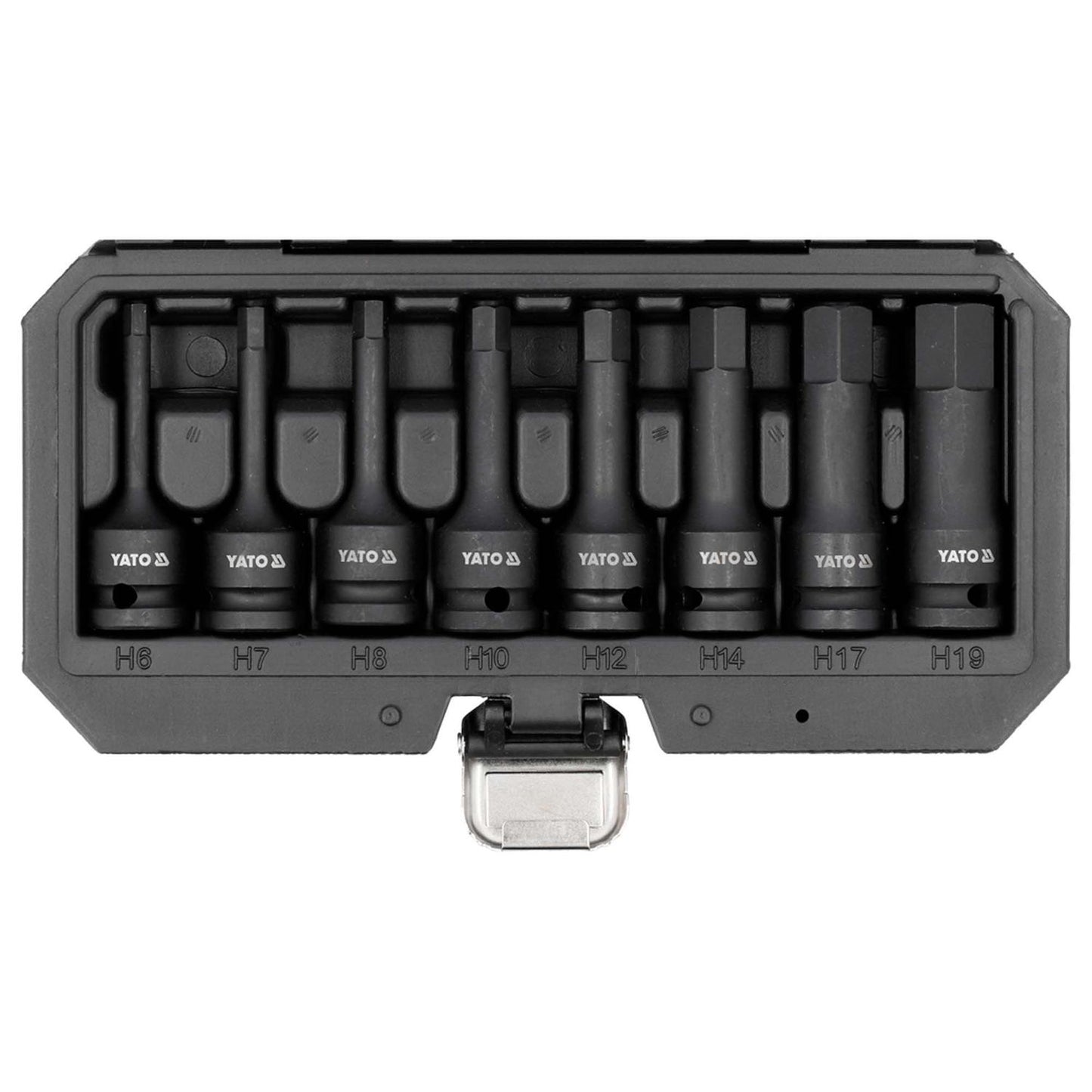 Juego de dados hexagonales de impacto 1/2'' 8 Pzas - Yato - Herram.cl