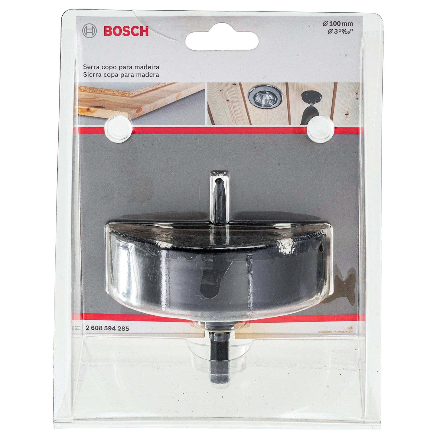 Sierra Copa Para Madera Con Adaptador 100mm (3 15/16'')bosch - Herram.cl