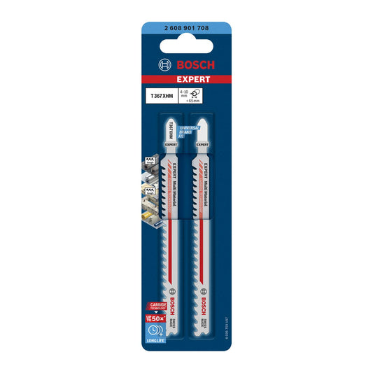 Hoja de Sierra caladora Bosch EXPERT Multimaterial T367XHM - Herram.cl
