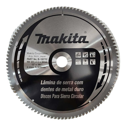 Disco De Sierra TCT 305x30x2,3mm 100 D (Aluminio) - Makita - Herram.cl