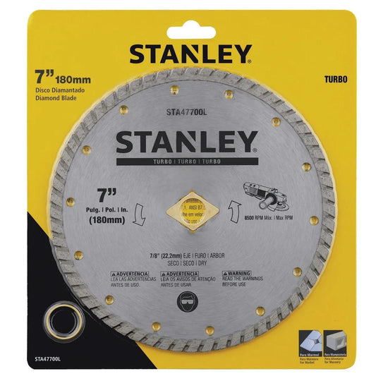 Disco Diamantado Turbo Ø 7''x7/8'' - Stanley - Herram.cl