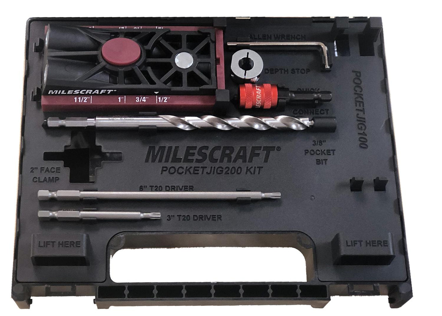 Kit Guía Perforación para Agujeros Ocultos - Milescraft - Herram.cl