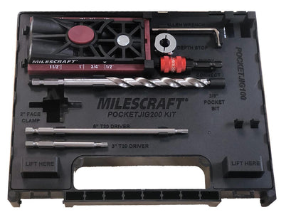 Kit Guía Perforación para Agujeros Ocultos - Milescraft - Herram.cl