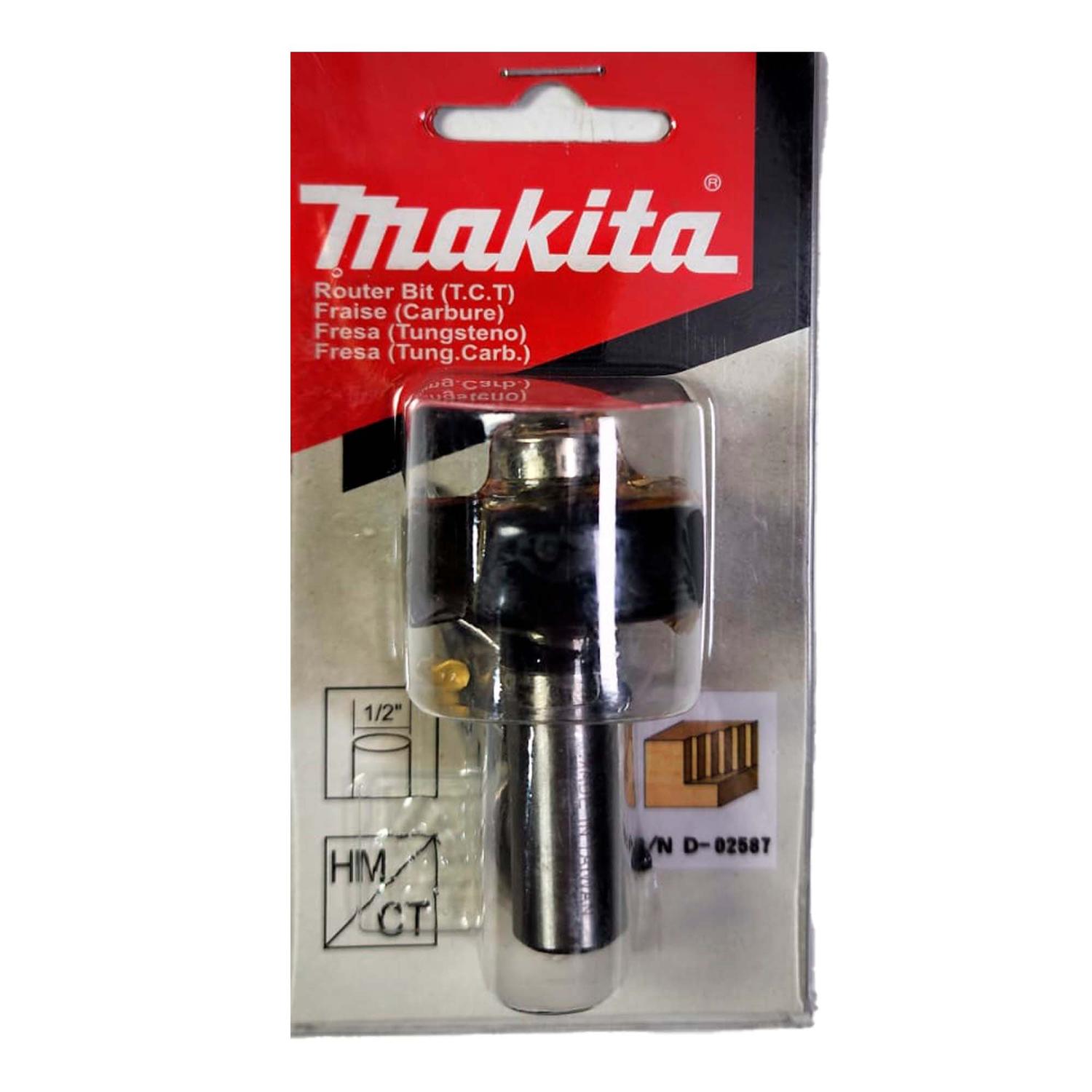 Fresa Encaje/Rebaje C/Rod. 1 - 3/8''x1/2'' Toma 1/2'' - Makita - Herram.cl