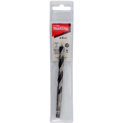 Broca Para Madera 8x115mm (Toma Hex. 1/4'') - Makita - Herram.cl