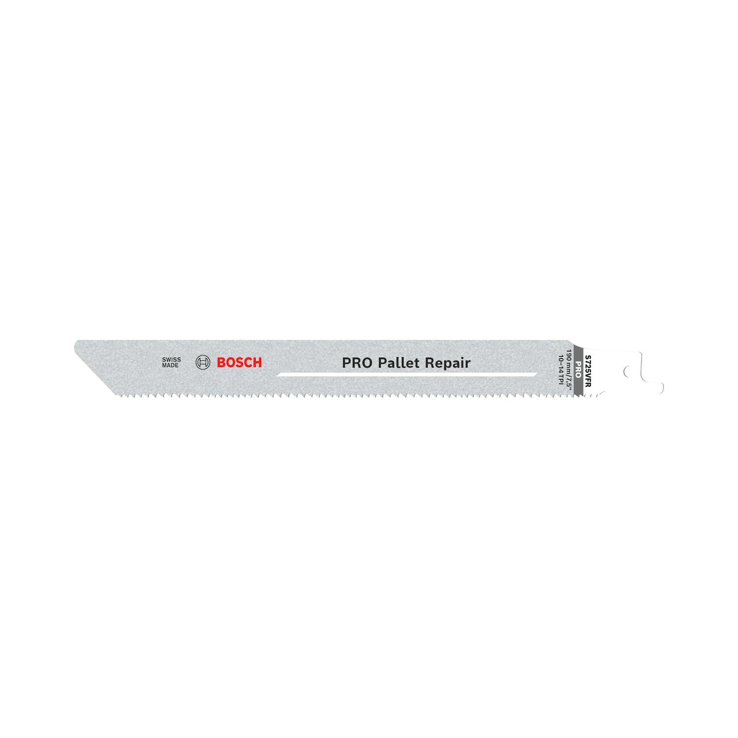 Hoja de Sierra Sable PRO Pallet 190mm 5 Pzas - Bosch - Herram.cl