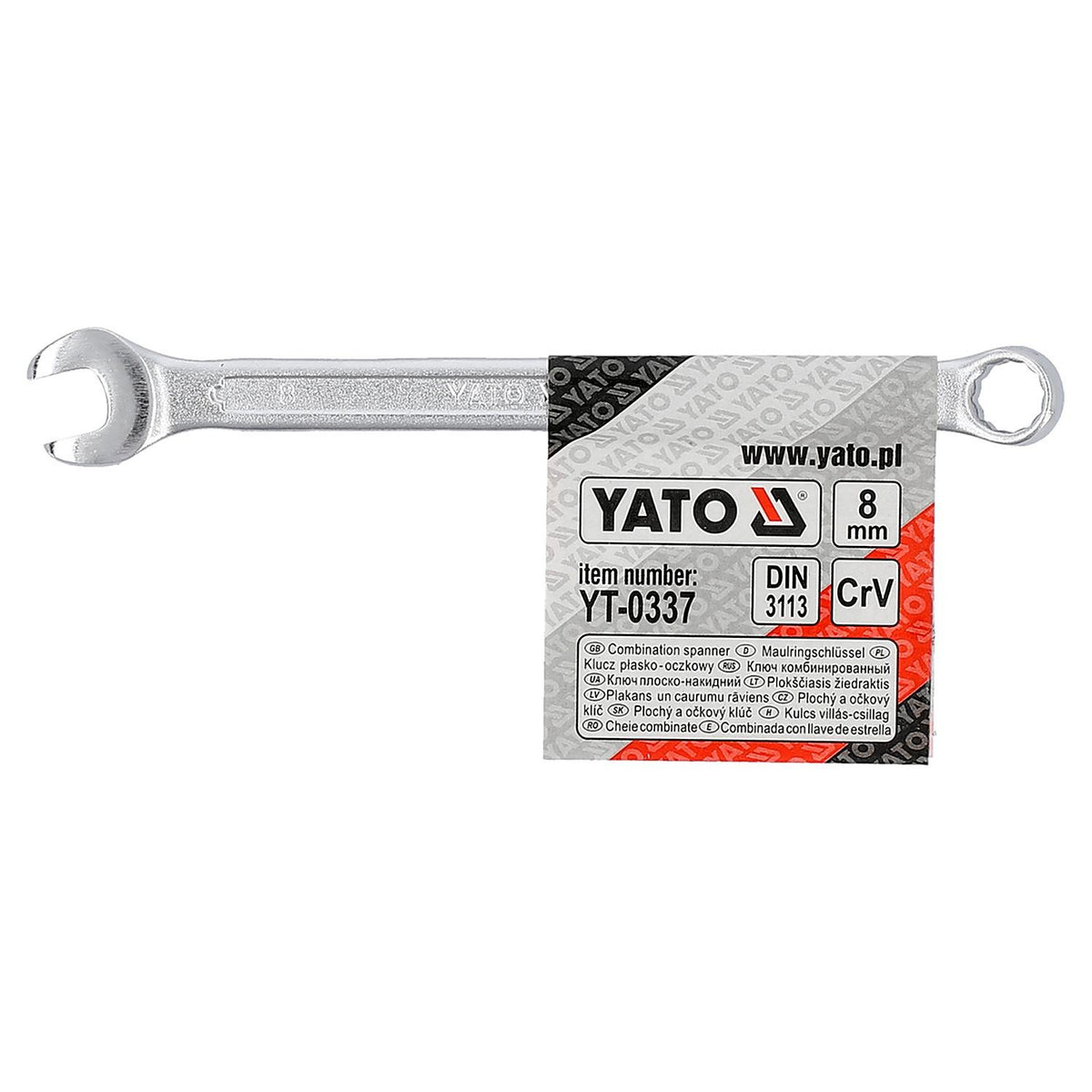 Llave Combinada Punta Corona 8mm Yato YT-0337 - Herram.cl