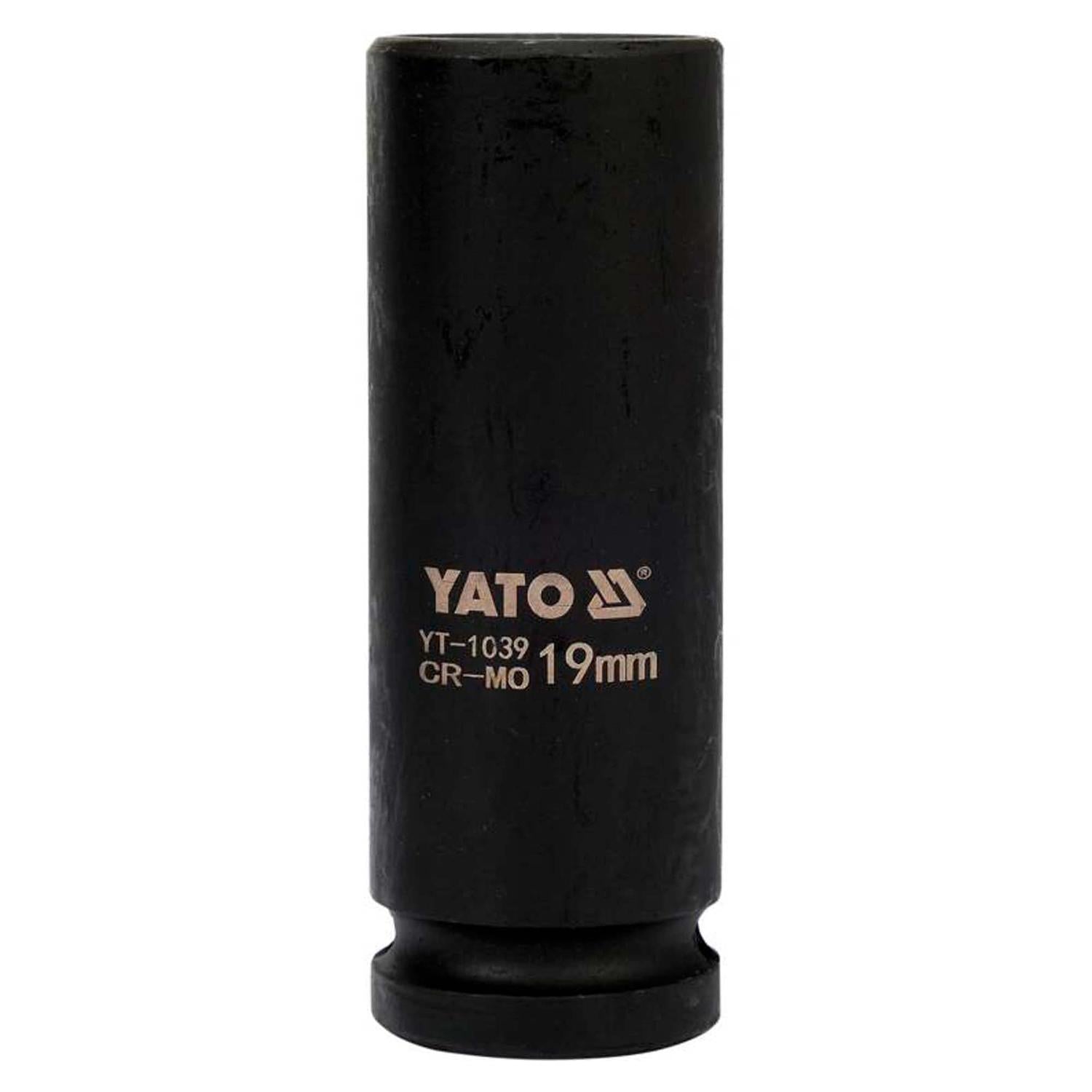 Dado De Impacto Largo Hexagonal 1/2'' 19mm - Yato - Herram.cl