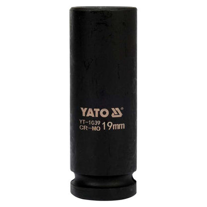 Dado De Impacto Largo Hexagonal 1/2'' 19mm - Yato - Herram.cl