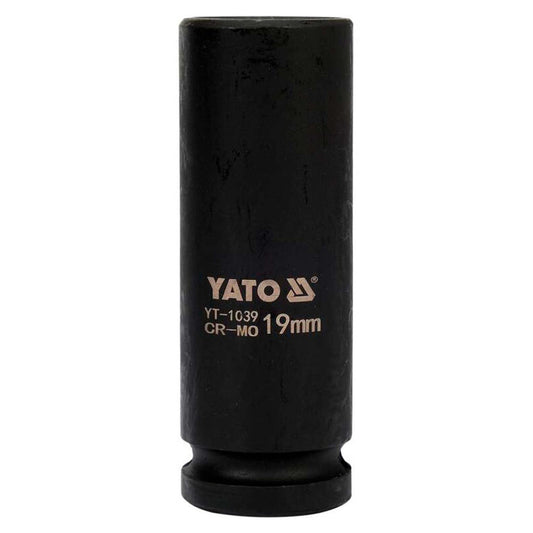 Dado De Impacto Largo Hexagonal 1/2'' 19mm - Yato - Herram.cl
