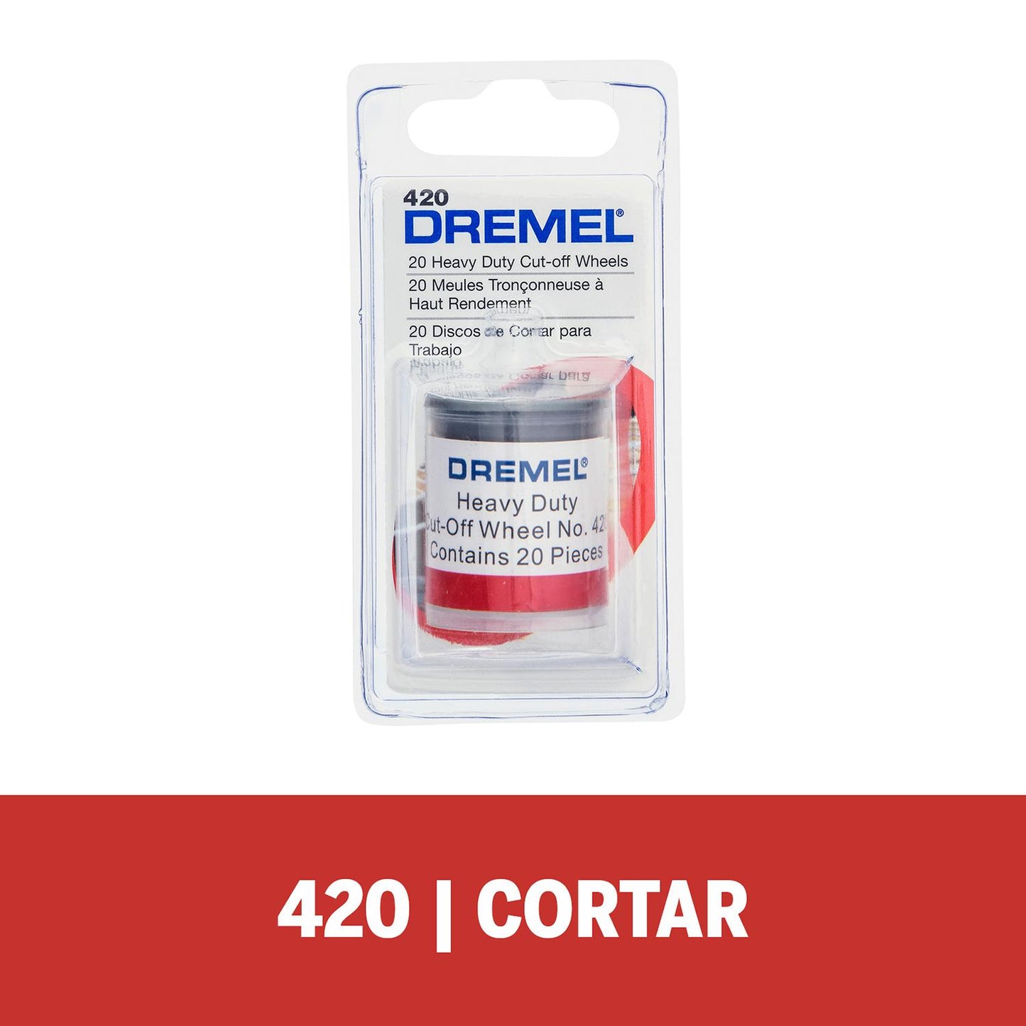 20 Discos de Corte 23,8 x 1mm (420) - Dremel - Herram.cl