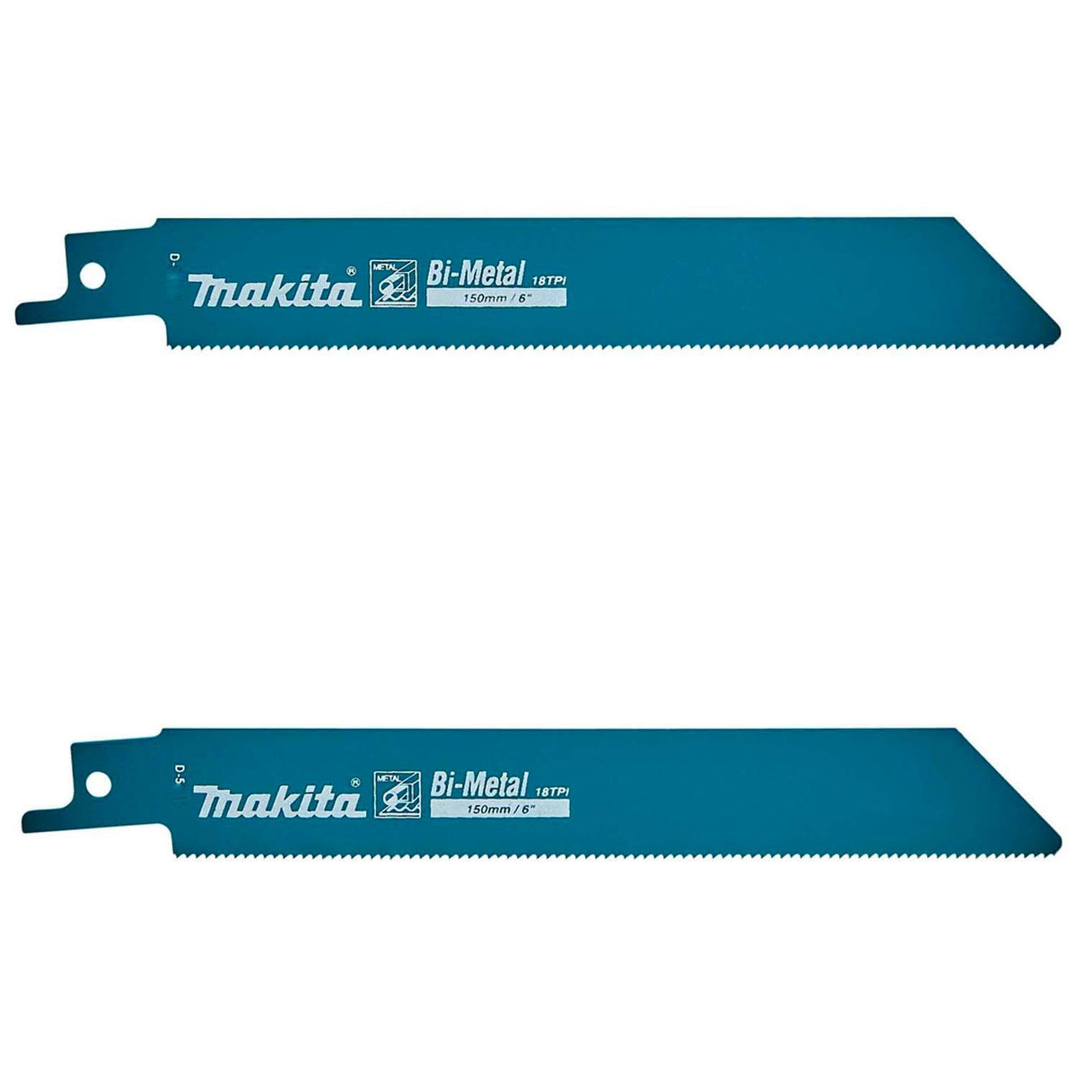Hoja Sierra Sable Bi-Metal Metal 150mm 18 TPI 2 Pzas Makita - Herram.cl