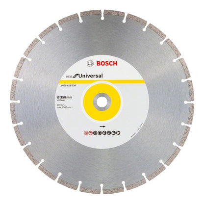 Disco Diamantado Universal Bosch 14'' Eje 20mm - Herram.cl