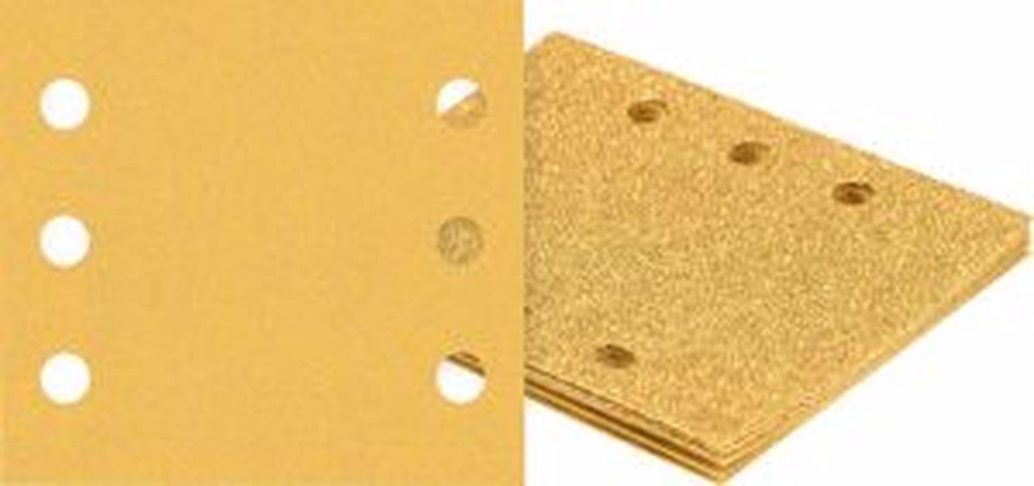 Pack 10 Hoja De Lija Con Velcro C470 115x107mm - Bosch - Herram.cl