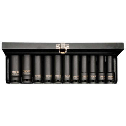 Juego De Dados De Impacto Largos 1/2'' 11 Pzas - Yato - Herram.cl