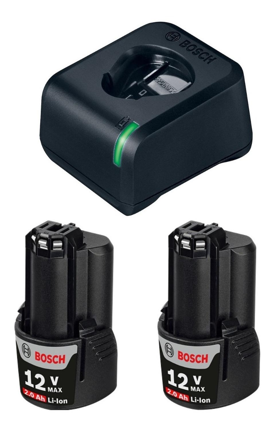 Cargador De Batería GAL 12V - 20 y 2 Baterías 2,0 Ah - Bosch - Herram.cl