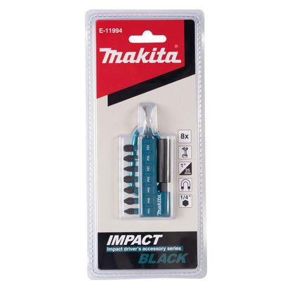 Set Puntas Impact Black PH1/2x PH2/PH3/PZ1/PZ2/PZ3 - Makita - Herram.cl