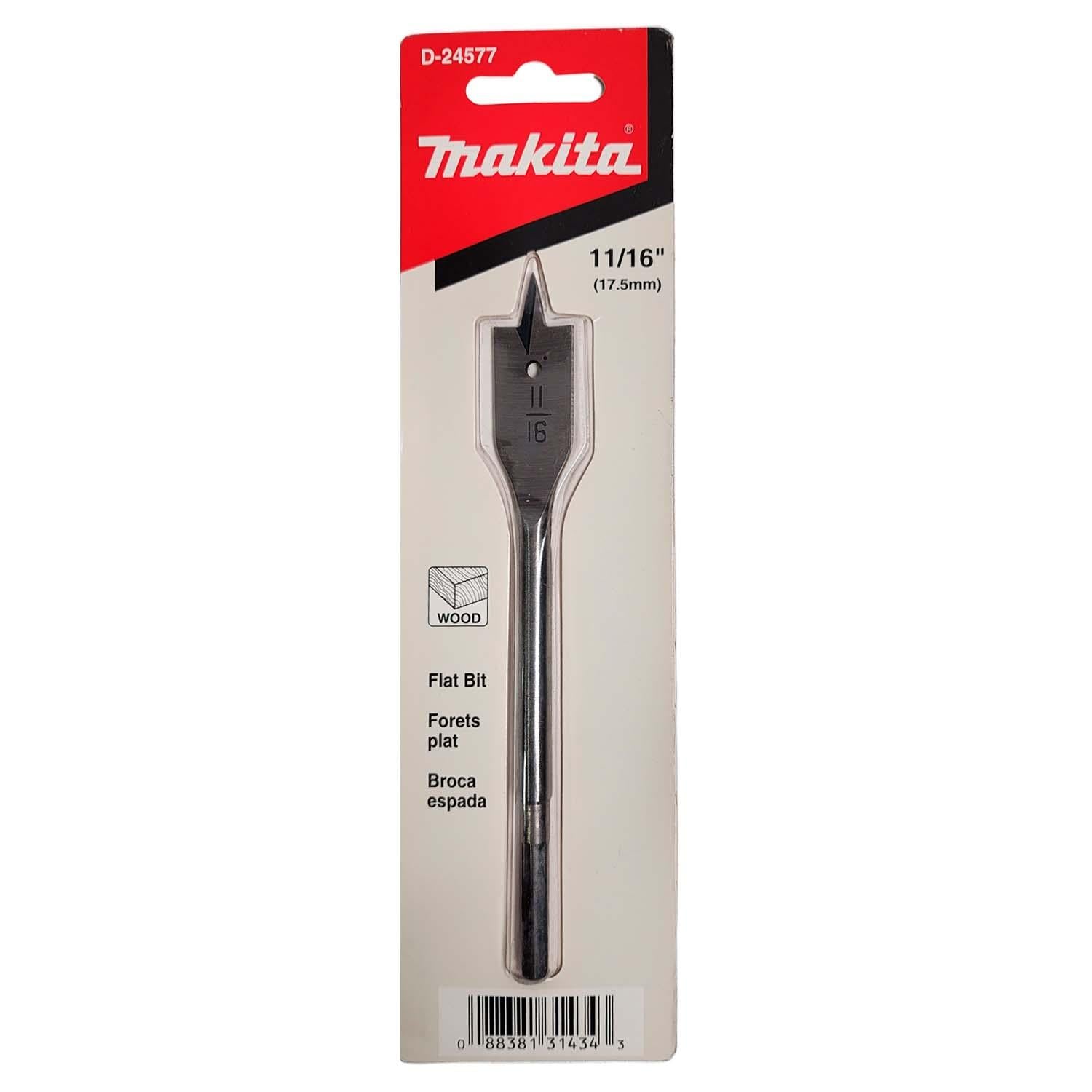 Broca Paleta 11/16''x6'' (17.5x152 mm) - Makita - Herram.cl