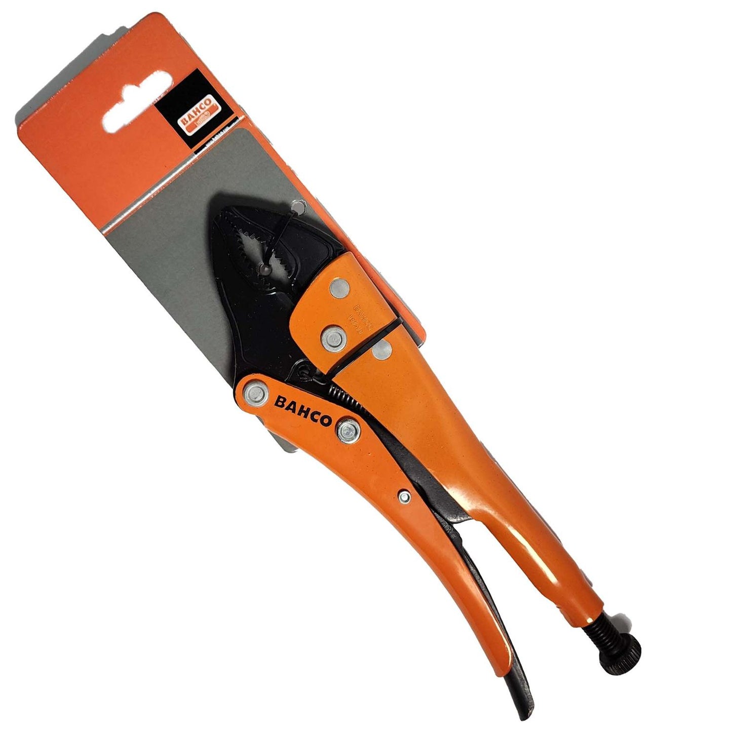 Pinza de Presión Boca Curva 10'' (Caimán) - Bahco - Herram.cl