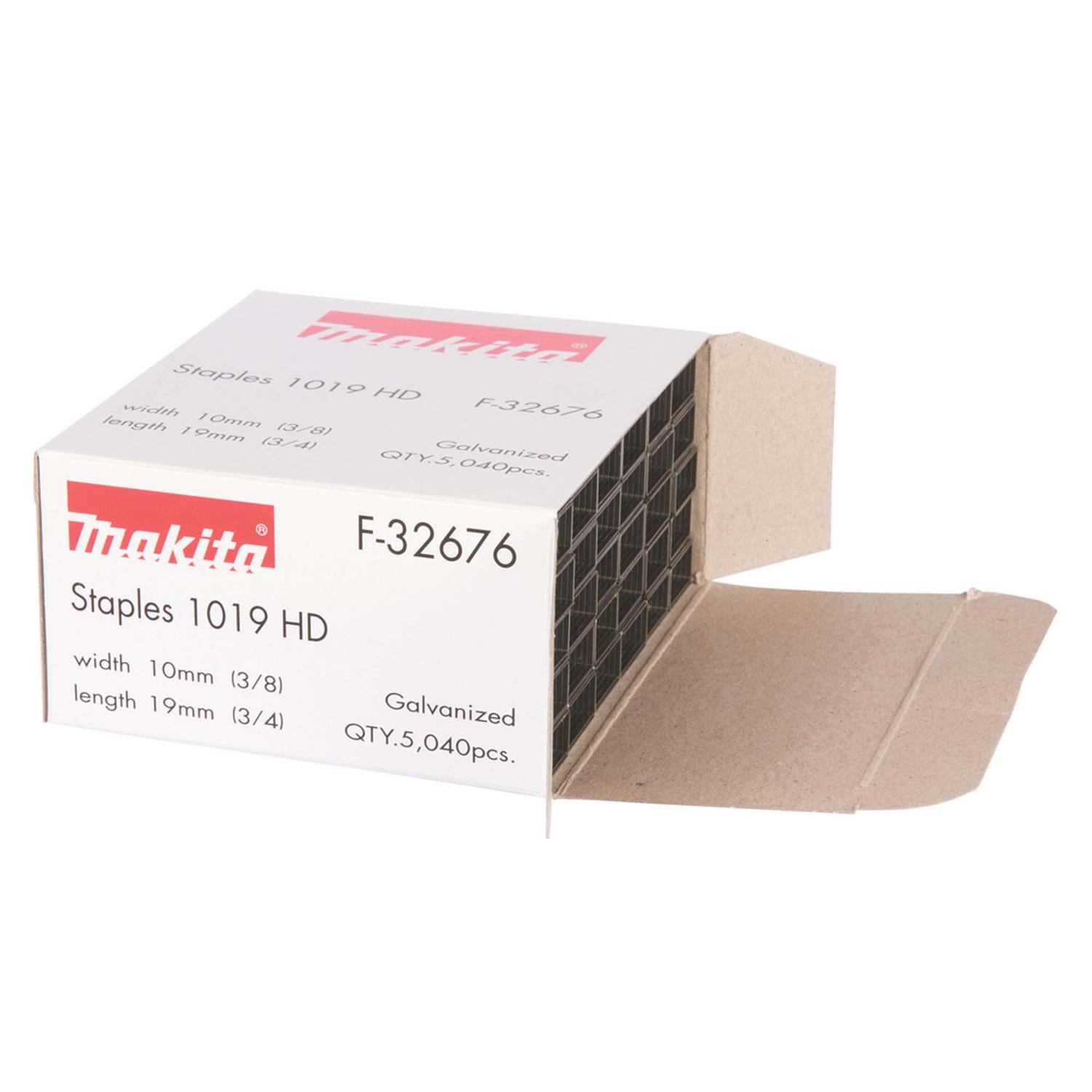 Grapa Galvanizada Calibre 23 10x19mm 5.040 Und. - Makita - Herram.cl
