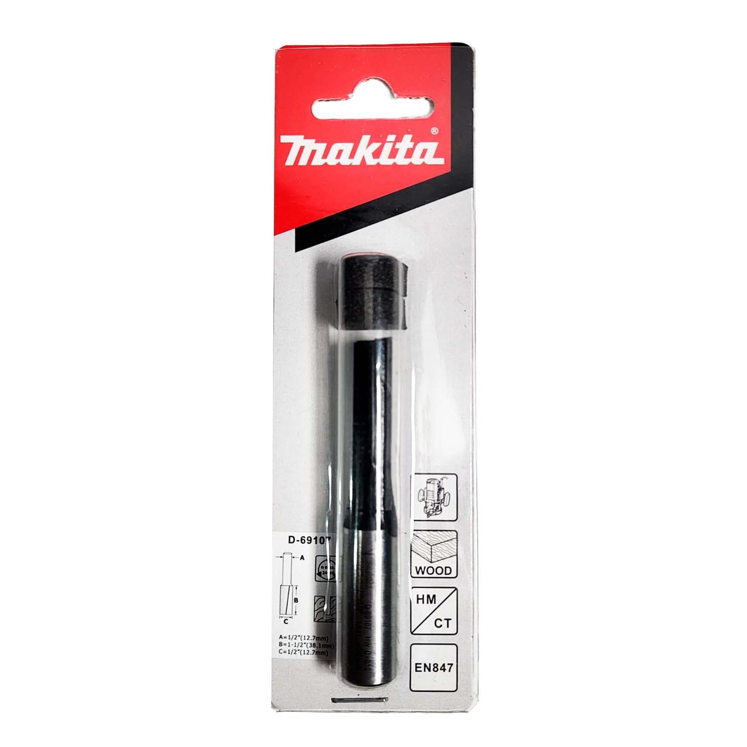 Fresa Recta 2 Filos 1/2''x1 - 1/2'' Toma 1/2'' - Makita - Herram.cl
