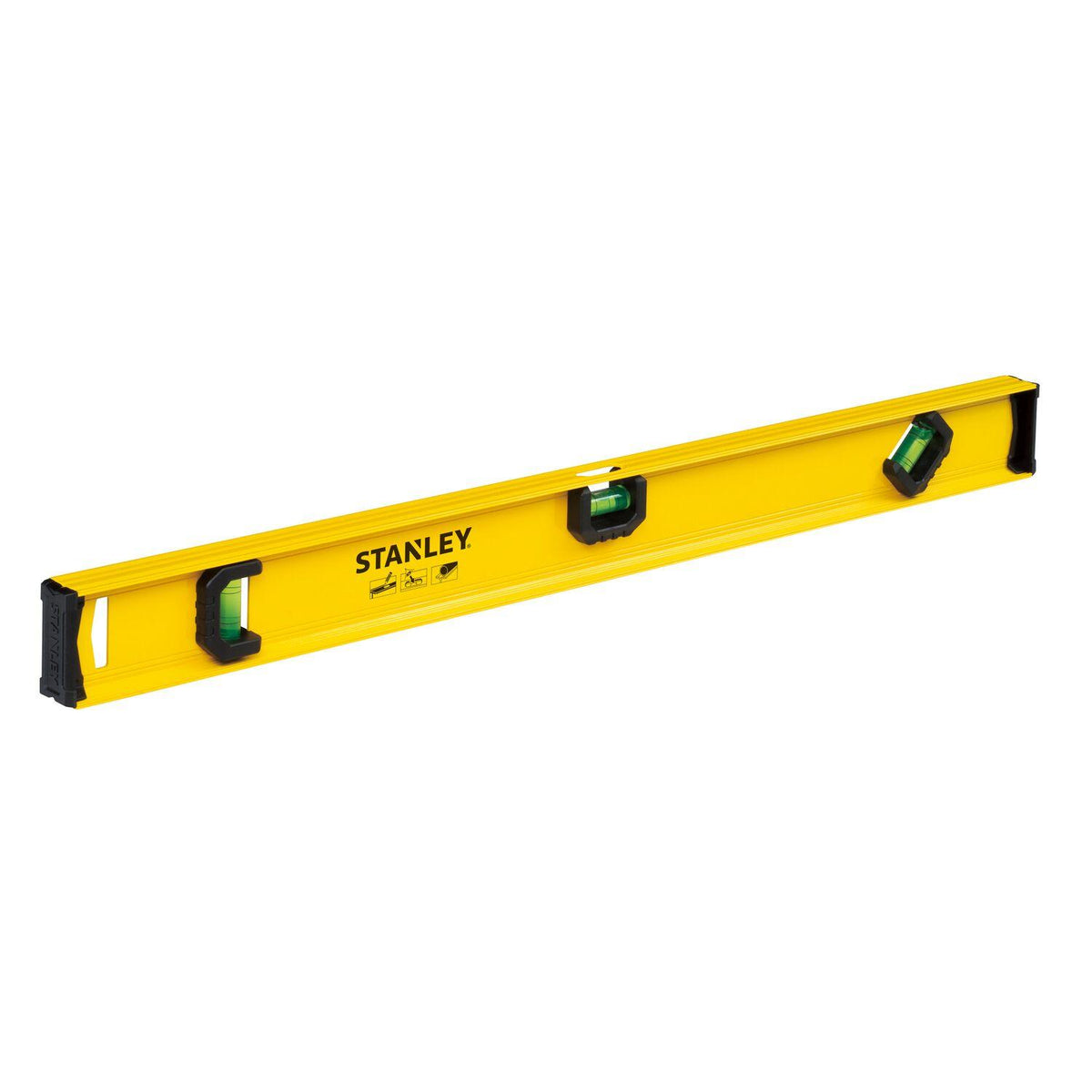 Nivel Aluminio Stanley STHT42074-LA 24" I-Beam 3 Gotas - Herram.cl