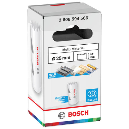 Sierra Copa BI-Metal Bosch Multi Material Ø 25mm (1'') - Herram.cl