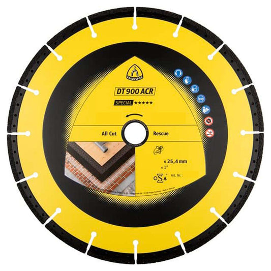 Disco Diamantado DT 900 ACR Special 14''x1'' - Klinsgpor - Herram.cl