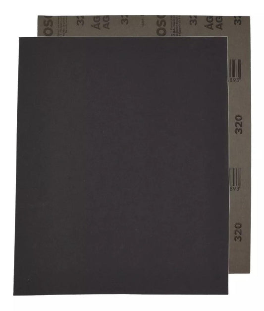 Pack 10 Lijas Pliego Al Agua (Black Stone) 225x275mm - Bosch - Herram.cl