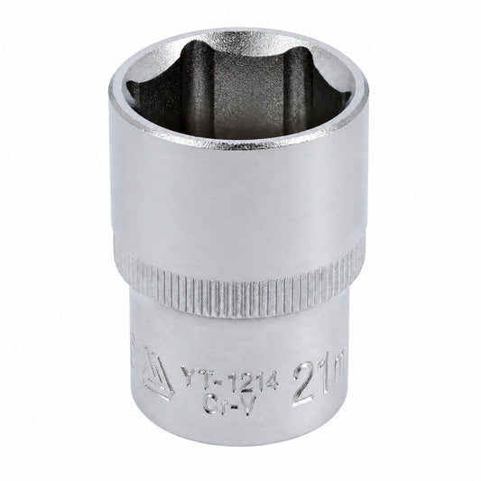 Dado Hexagonal Corto 1/2 Pulgada 21mm Yato YT-1214 - Herram.cl