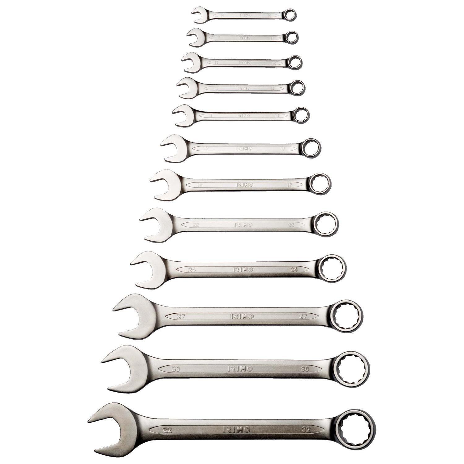 Juego de 12 llaves combinadas con soporte 10 - 32mm - Irimo - Herram.cl