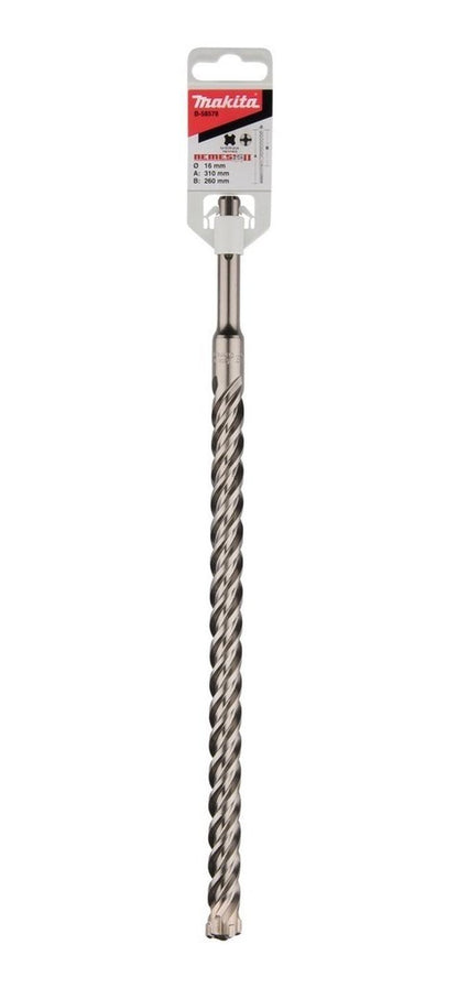 Broca SDS - Plus Nemesis II 16x310mm (4 Filos) - Makita - Herram.cl