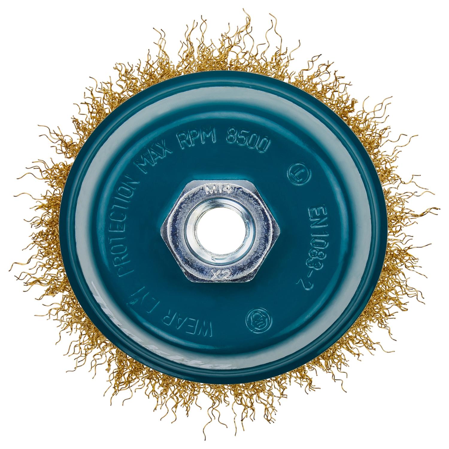 Grata Copa Latón Rizado 4'' (100x0,3mm) / M14 - Makita - Herram.cl