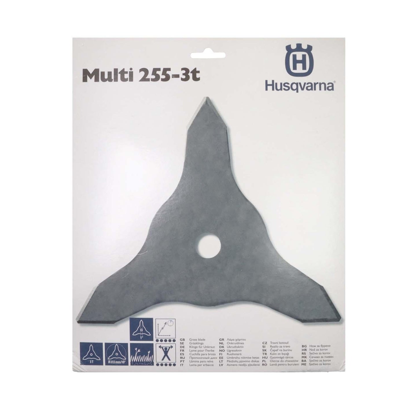 Cuchilla Metal 3 Puntas 255 x 25,4mm - Husqvarna - Herram.cl