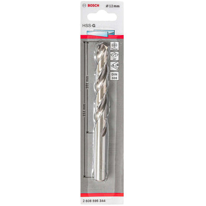 Broca Metal HSS - G 12.0mm - Blister - Bosch - Herram.cl