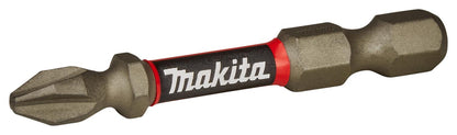 2 Puntas De Torsion Flip Top (c - form) Ph2 - 50mm Makita - Herram.cl