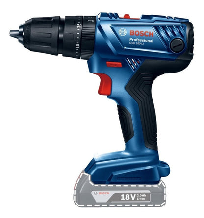 Taladro Atornillador Percutor Bosch Gsb 180 - li 18v Bare Tool - Herram.cl