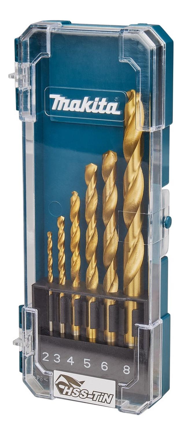 Set Broca Makita HSS - TiN Metal Surtido 6 Pzs Eco - Herram.cl