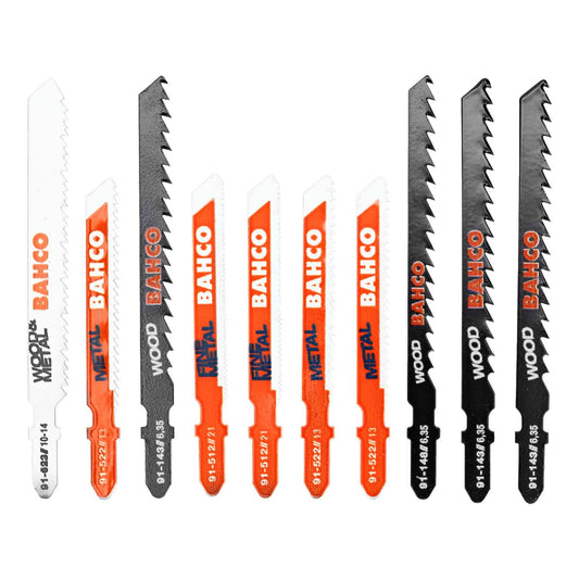 Set Hojas Caladora Bahco Mixto 10 Pzs Madera Metal - Herram.cl