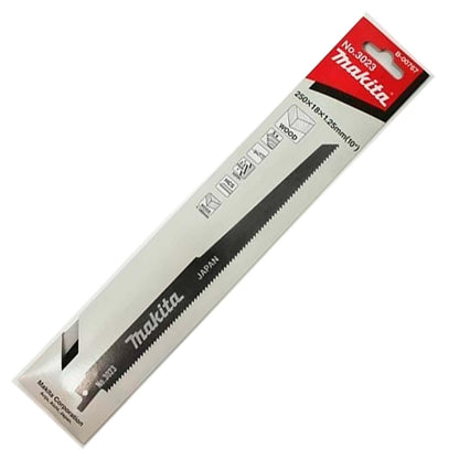 Pack 5 Hojas Sierra Sable Madera 250x18x1.25mm/10 T - Makita - Herram.cl