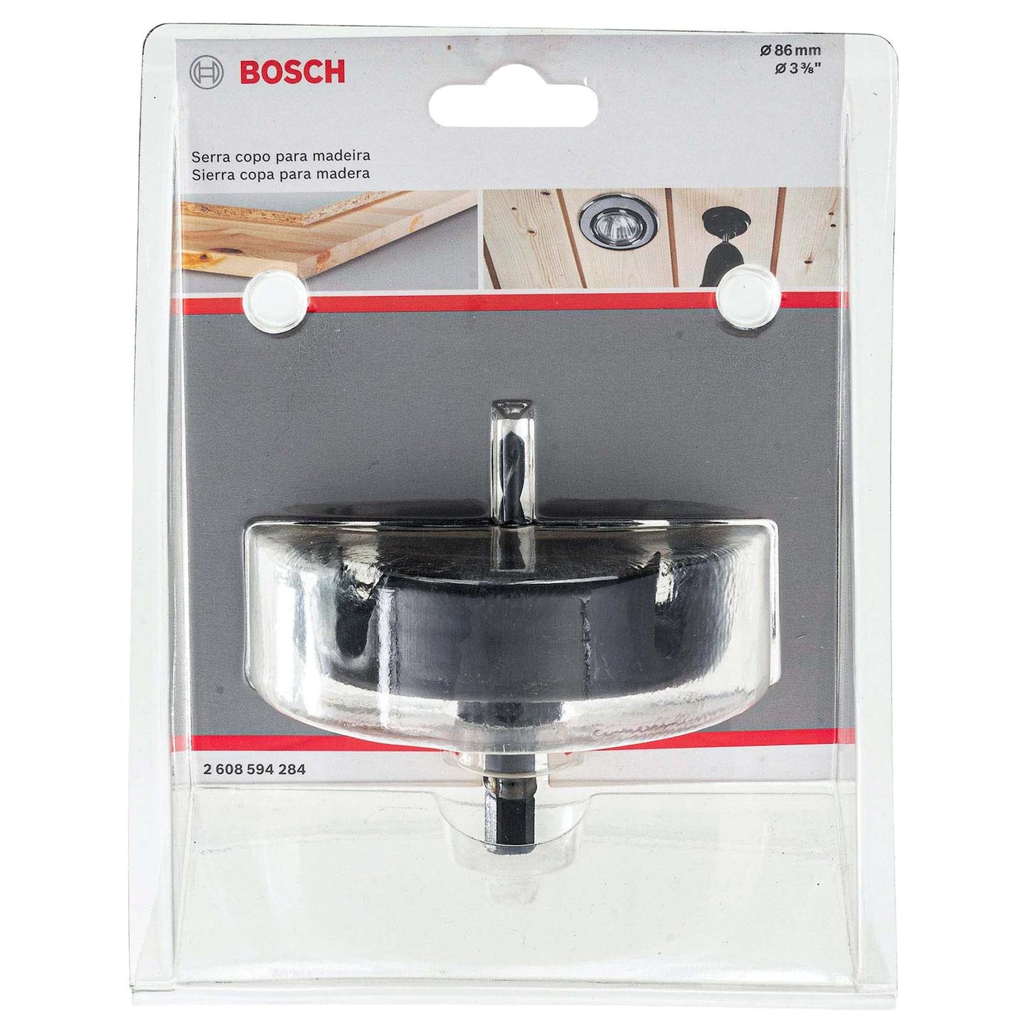Sierra Copa Para Madera Con Adaptador 86mm (3 3/8'') Bosch - Herram.cl