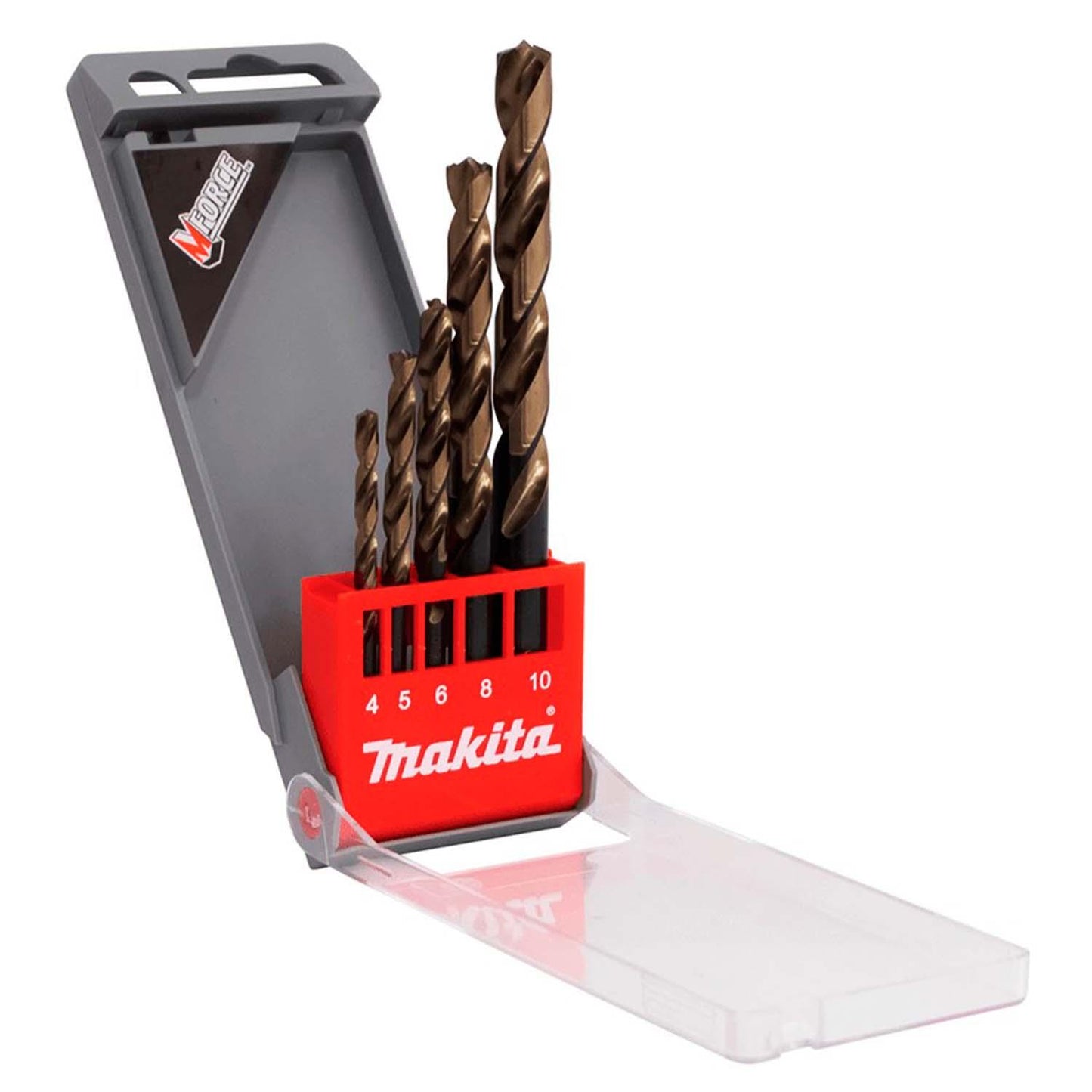 Set de 5 Brocas Metal HSS M - Force 4 - 10 mm - Makita - Herram.cl