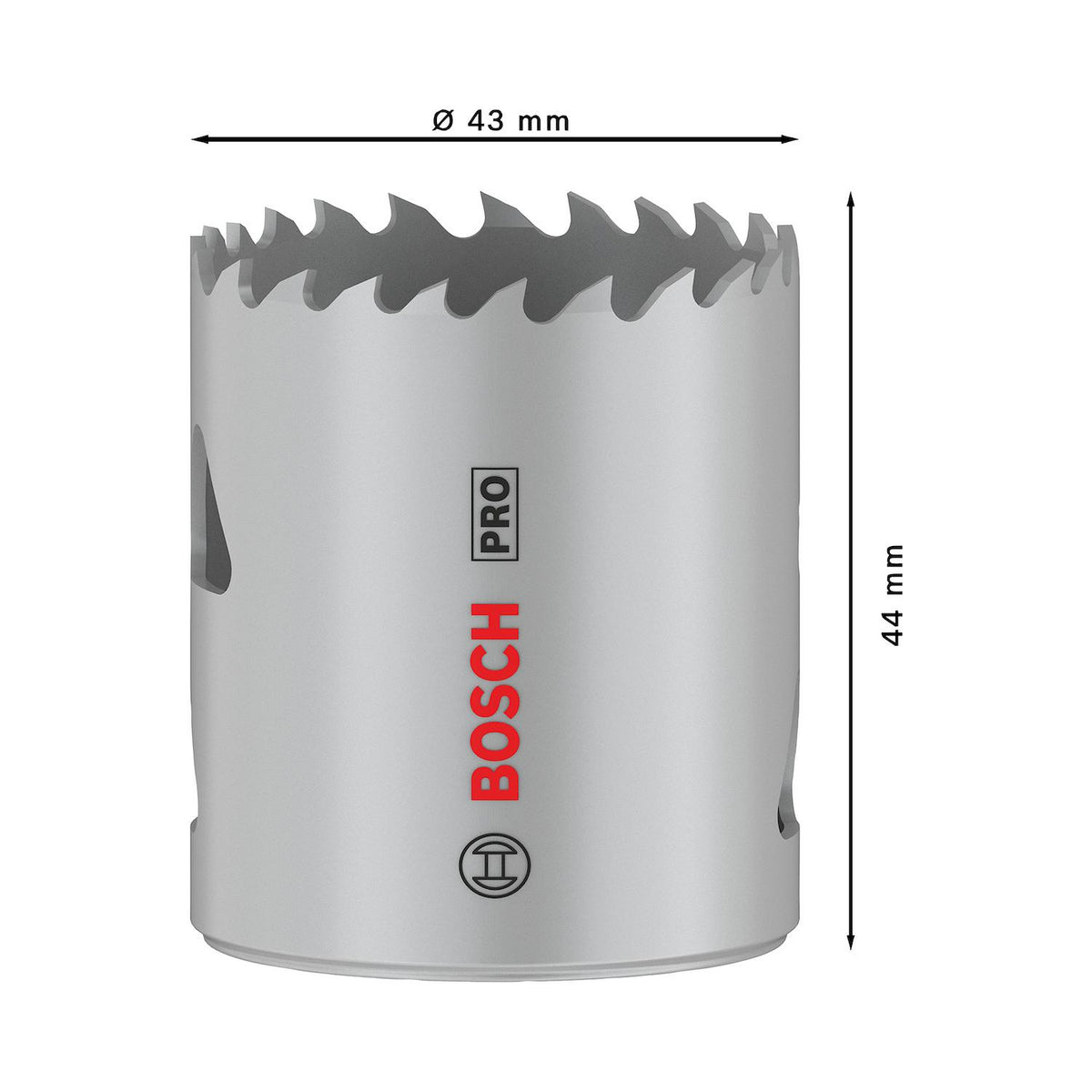 Sierra Copa PRO Bosch Multi Material 8% Co Ø43mm (1-11/16'') - Herram.cl