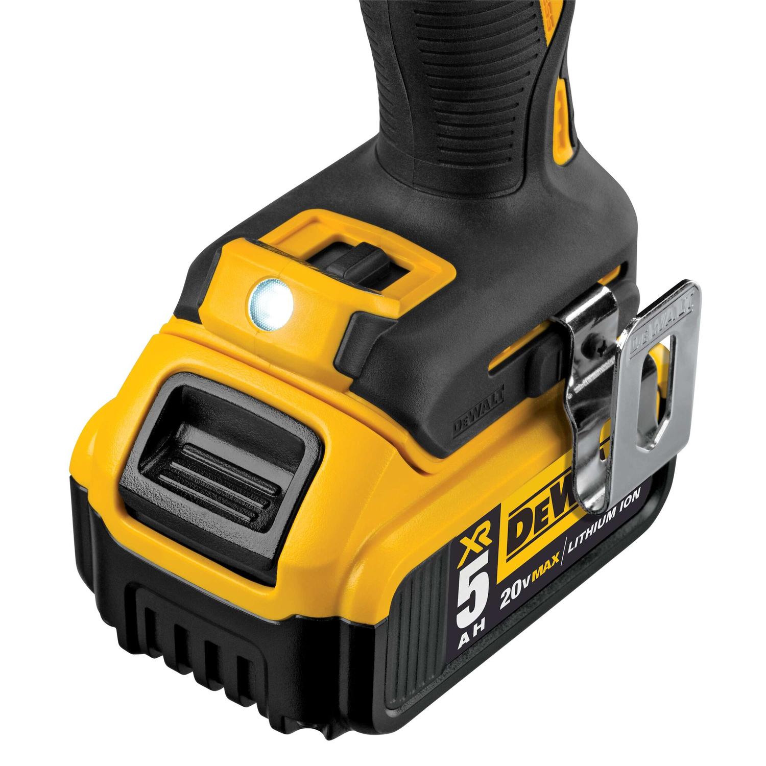 Kit Taladro Percutor 20 V Max. XR 13mm 2 Bat. 5Ah - DeWALT - Herram.cl