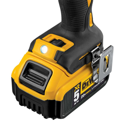 Kit Taladro Percutor 20 V Max. XR 13mm 2 Bat. 5Ah - DeWALT - Herram.cl