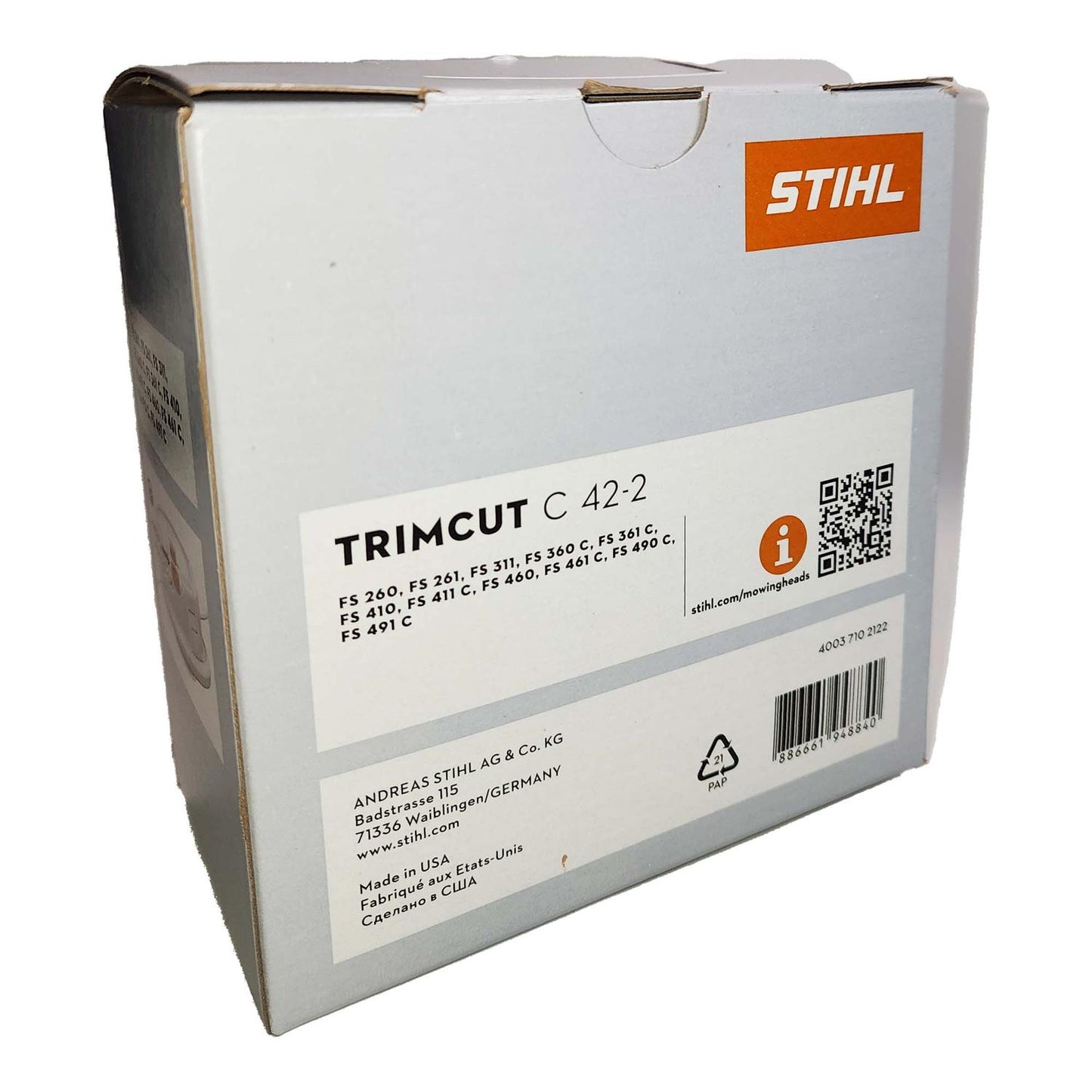 Cabezal de Corte TRIMCUT C 42 - 2 / 2,7 - 3.0mm/ FS 300 - Stihl - Herram.cl