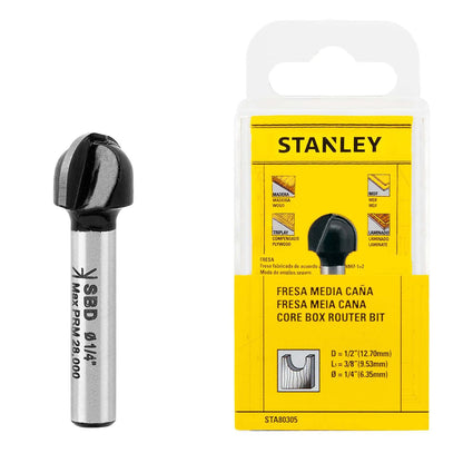Fresa Media Caña Toma 1/4'' 1/2''x3/8'' - Stanley - Herram.cl